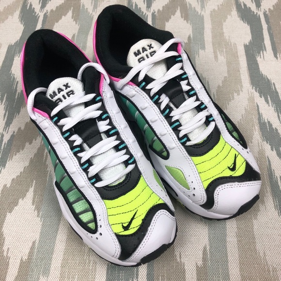 Nike Air Max TailWind 4 GS Women Shoes White/Black China Rose BQ9810102 Size 5.5 - Picture 8 of 16